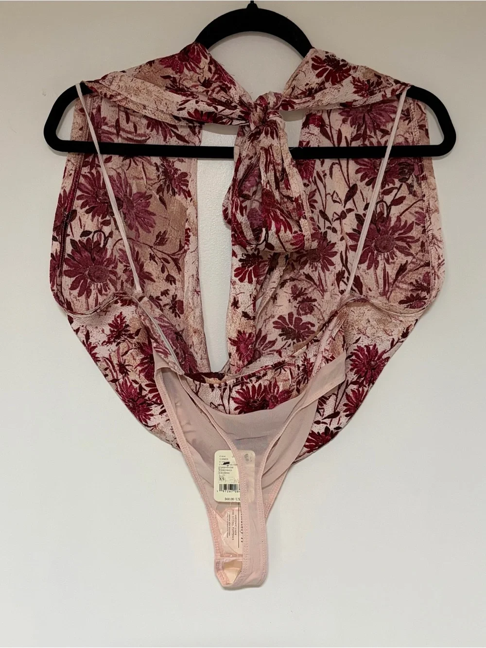 Free People Intimately There She Goes Bodysuit Size XS NWT
